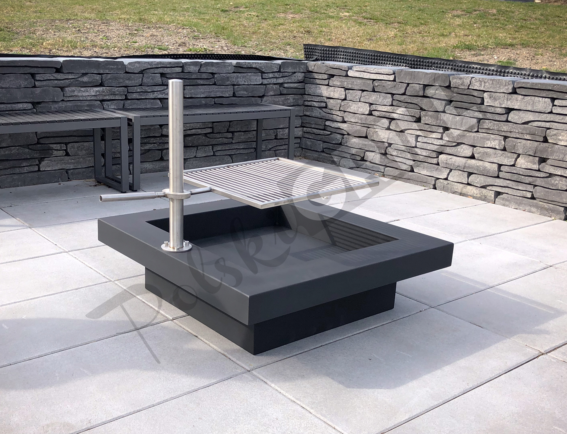 Stainless grill with hearth RECTAN - Image 2